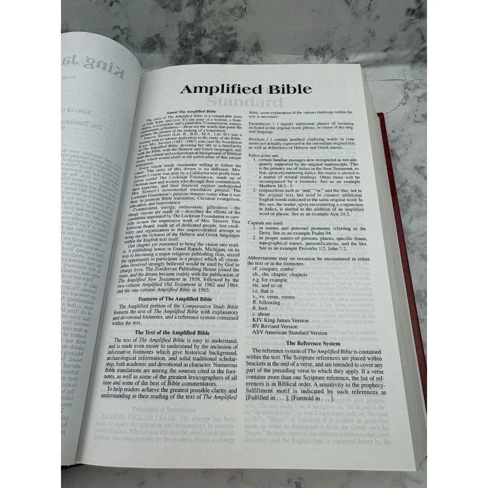 *Comparative Study Bible NIV Amplified Updated KJV NASB